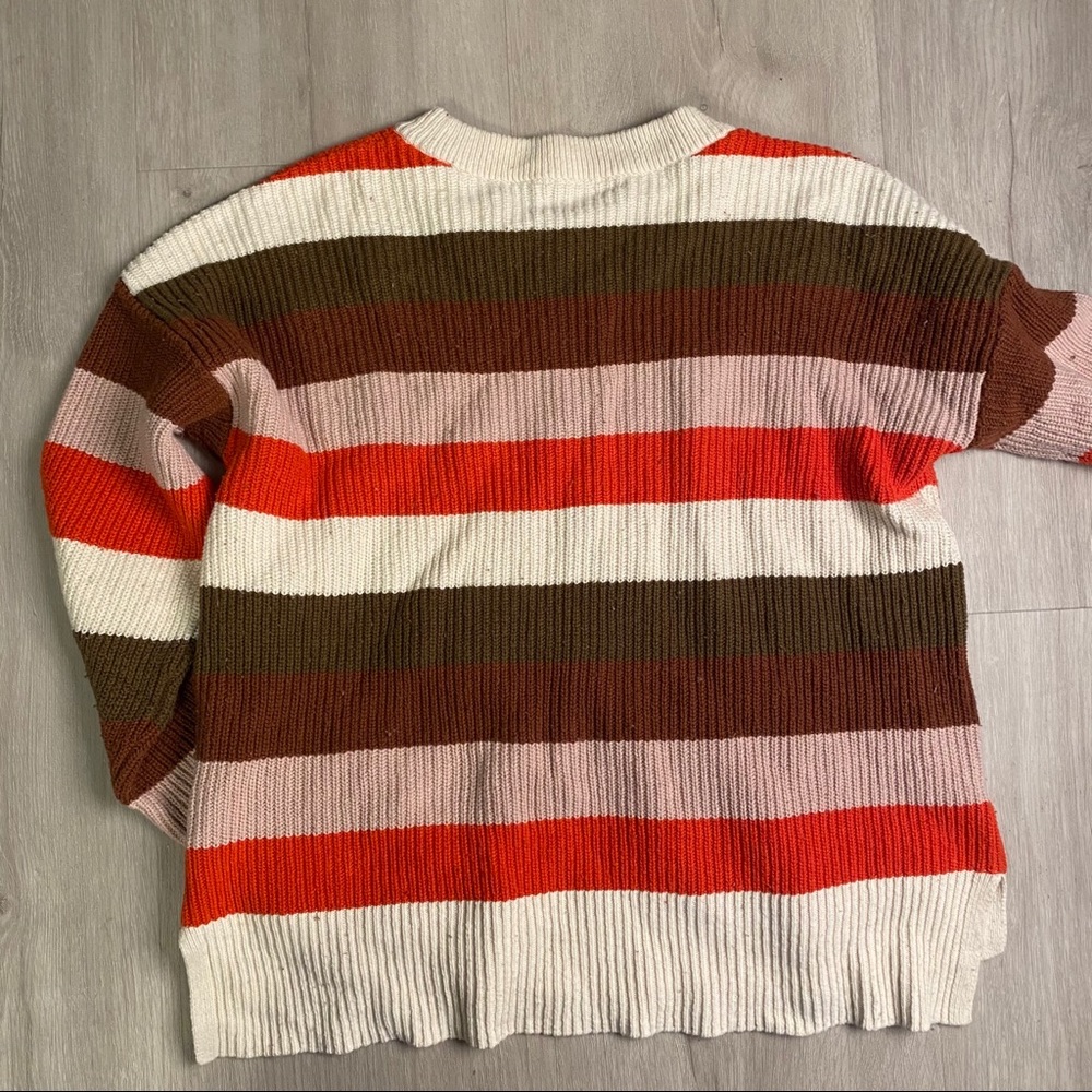 Madewell Striped Sweater with Pockets - Picture 7 of 8